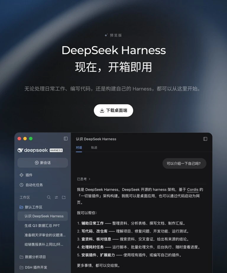 探头捕捉DeepSeek R1深度思考模型推理画面